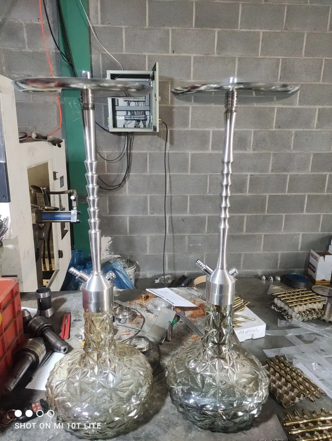 تولییدی قلیان تنه برنجی|کلکسیون و سرگرمی|آفتاب, |دیوار