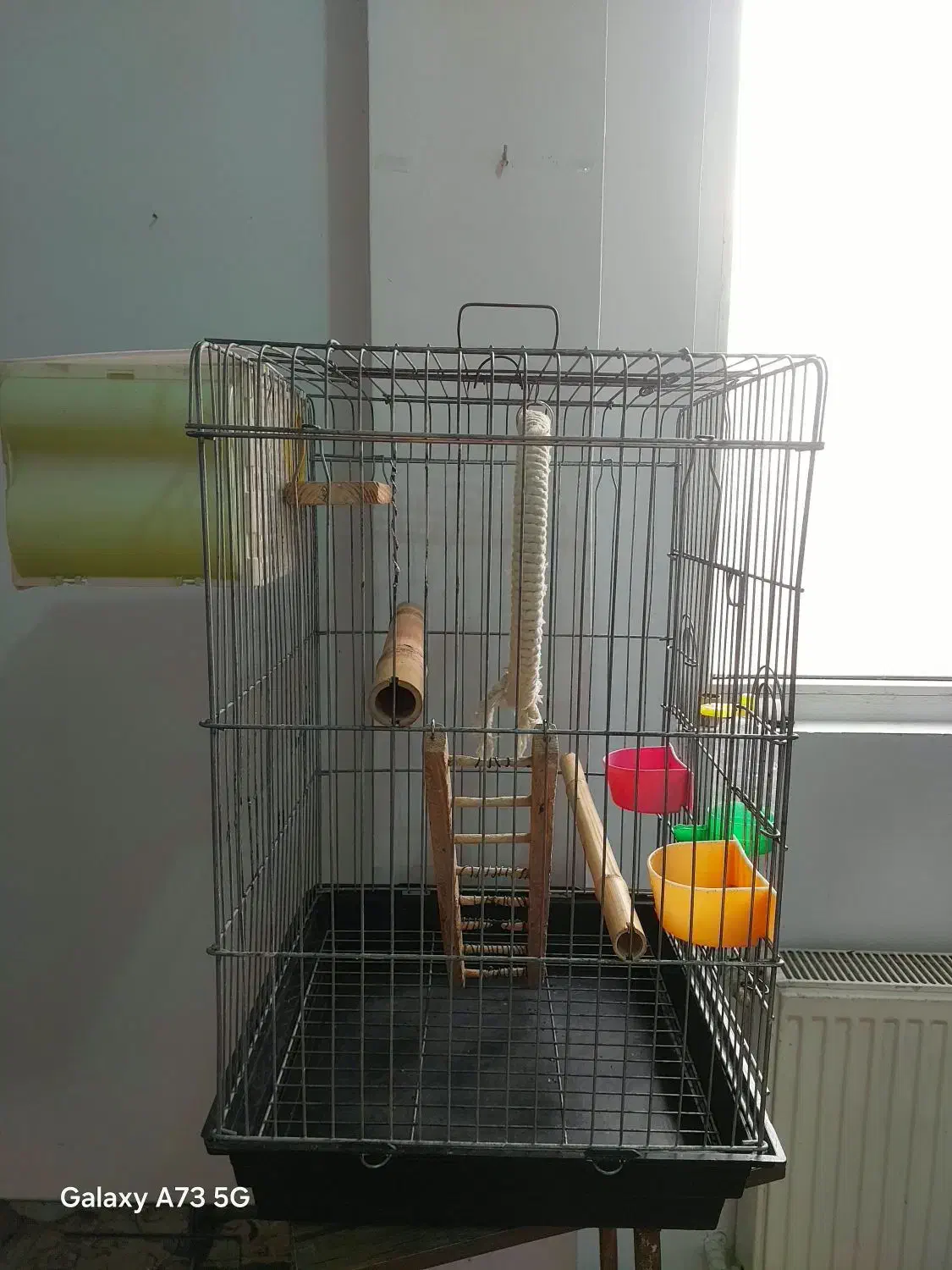 قفس ۱۰۳۳ درشت بافت با لوازم کامل مخصوص طوطیسان|لوازم جانبی حیوانات|تهران, مشیریه|دیوار
