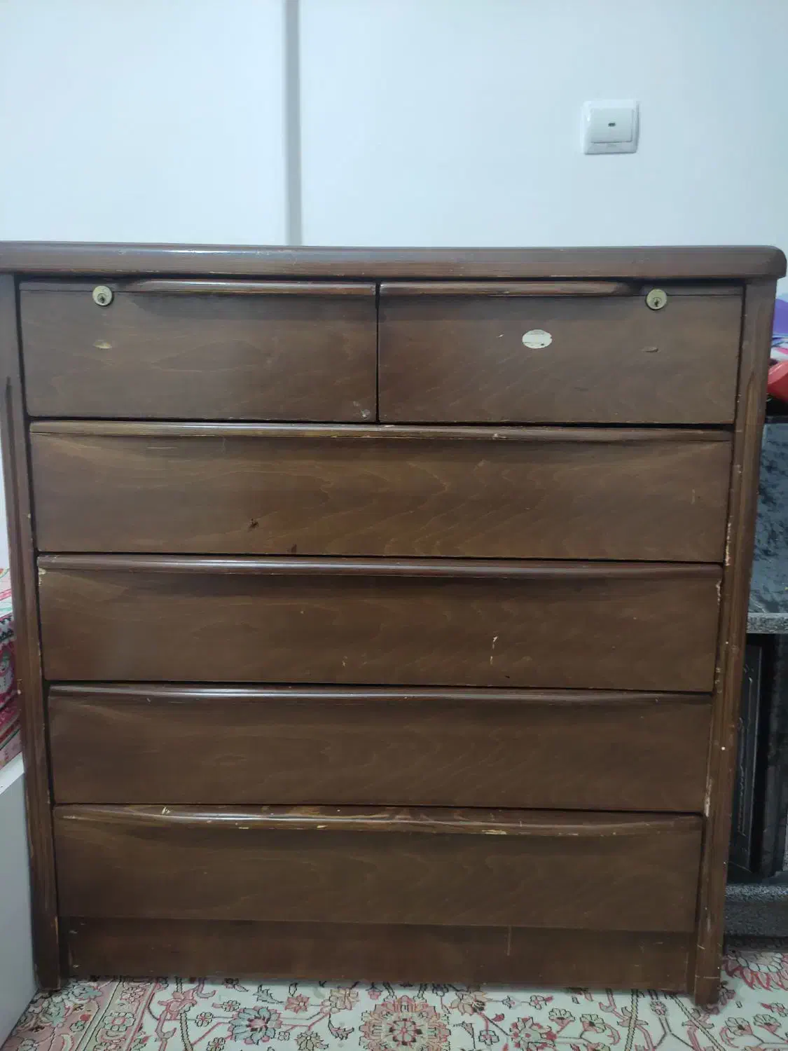 دراور چوبی|جاکفشی، کمد، دراور|سنندج, |دیوار