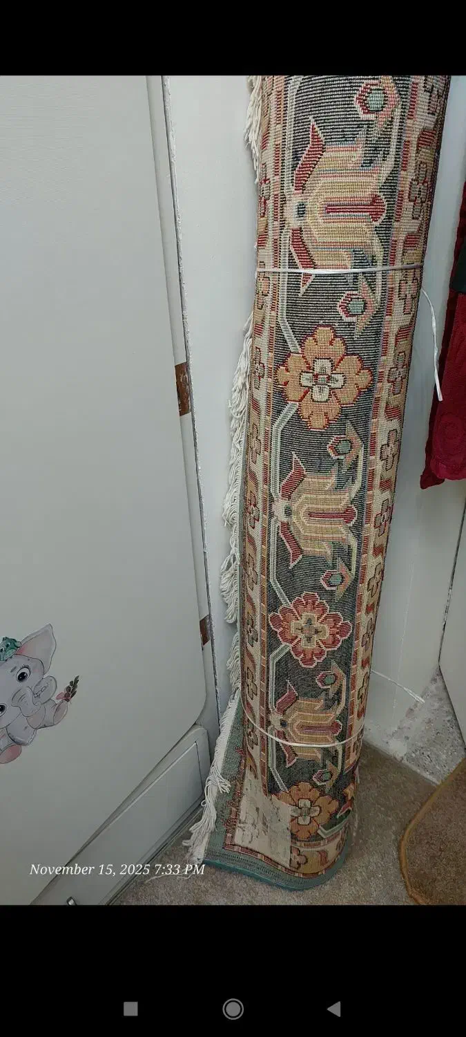 گلیم فرش|فرش|آبیک, |دیوار