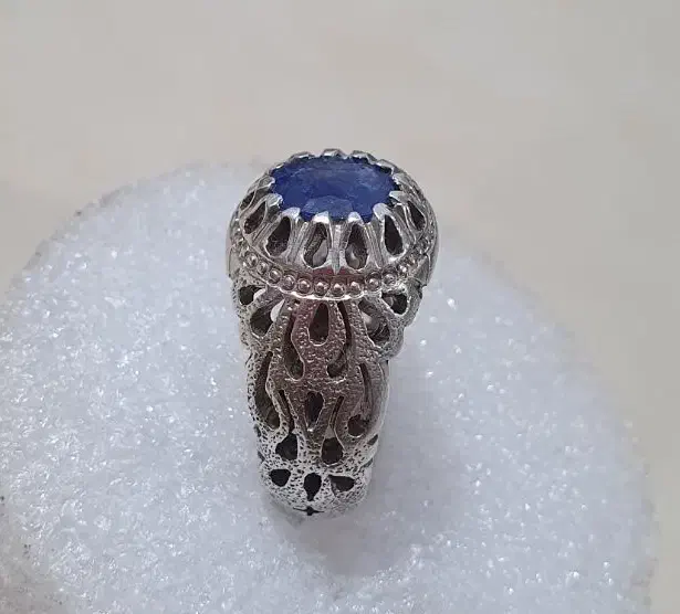 انگشتر یاقوت کبود با رکاب تمام دست ساز|جواهرات|تهران, شهرک طالقانی|دیوار