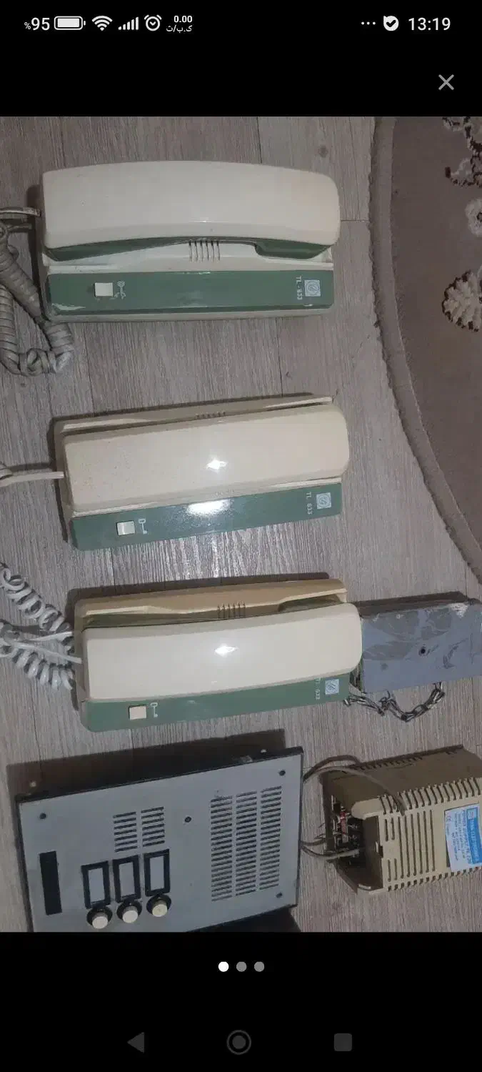 سه عدد گوشی با وسایل|تلفن رومیزی|شهریار, شهریار|دیوار