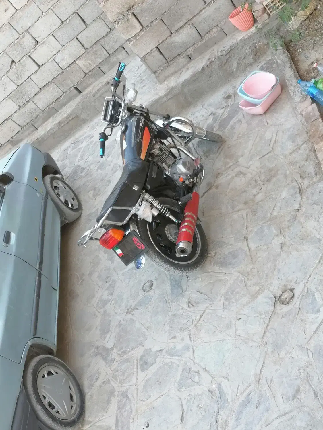 موتور پیشتاز خشک|موتورسیکلت|درح, |دیوار