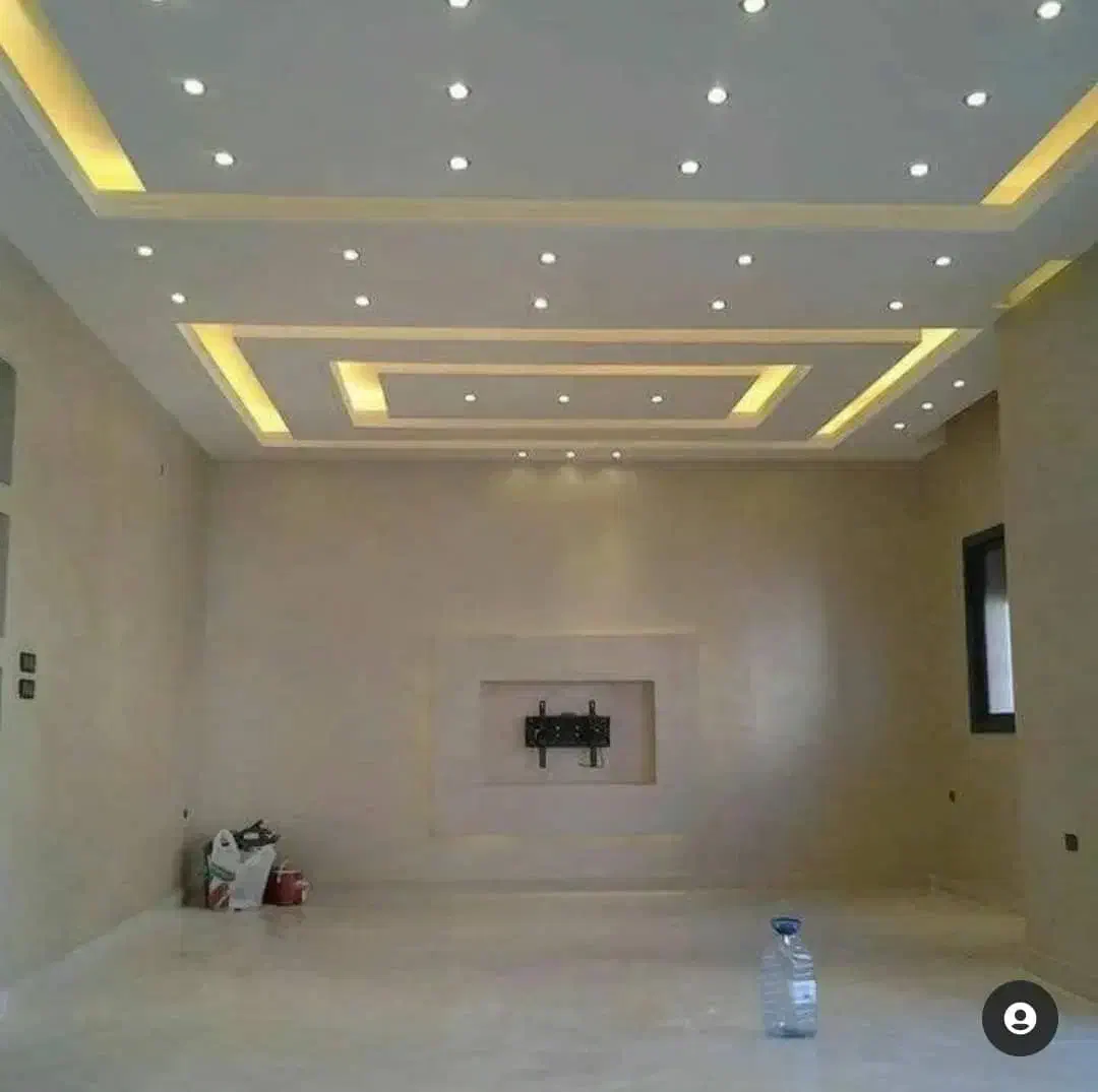 دکوراسیون نقاشی کناف سقف کاذب گچبری پتینه ورق طلا|خدمات پیشه و مهارت|رودان, |دیوار