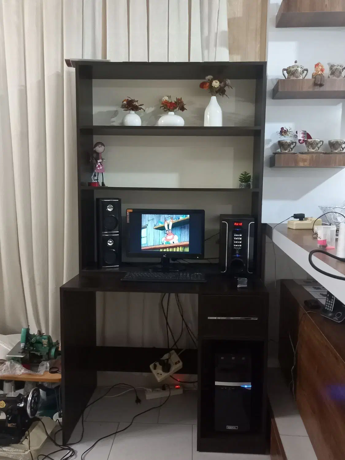 میز کامپیوتر و کتابخانه نوی نو ام دی اف|میز تحریر و کامپیوتر|مشهد, طلاب|دیوار