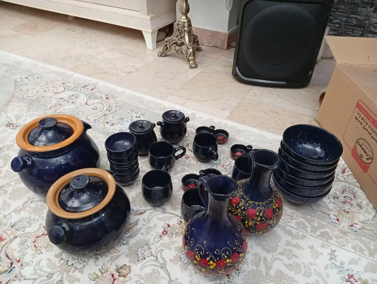 سرویس ابگوشت خوری سفال|ظروف سرو و پذیرایی|تهران, مجیدیه|دیوار