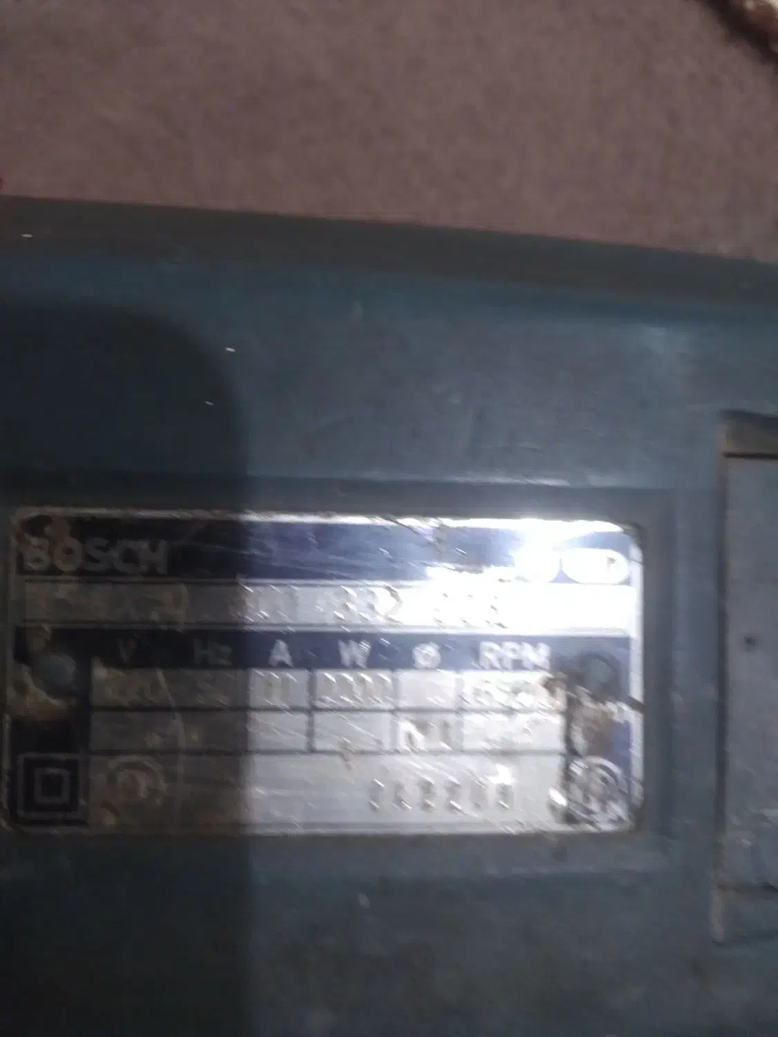 سنگ فرز بوش آلمان اصل|ابزارآلات|ری, شهرک نظامی|دیوار