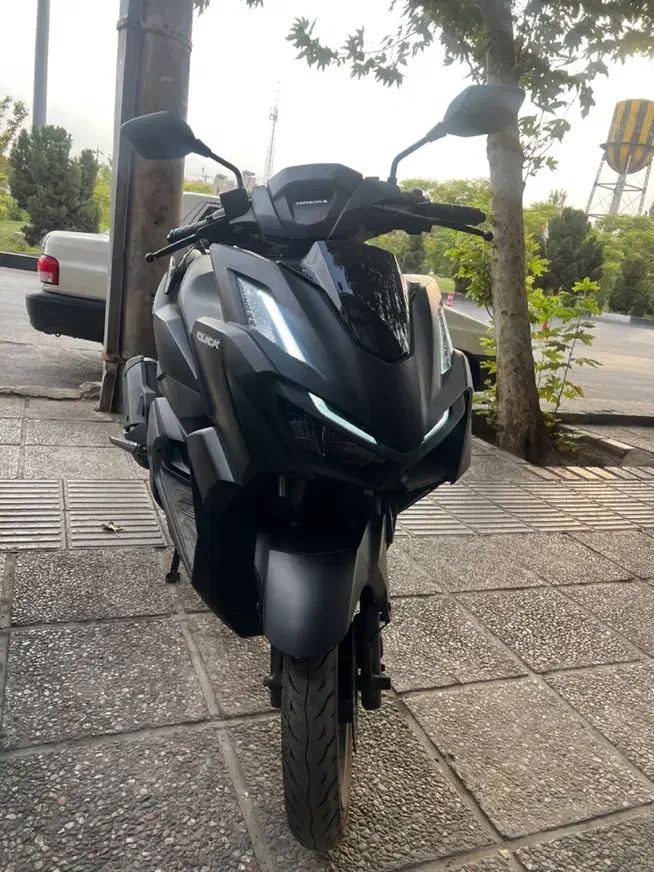 موتور کلیک کبیر طرح هوندا ۱۷۰ نیو فیس مشکی مات|موتورسیکلت|شیراز, آبیاری|دیوار