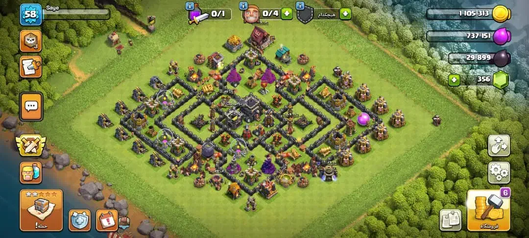 اکانت کلش آف کلنز|کنسول، بازی ویدئویی و آنلاین|بندر امام خمینی, |دیوار