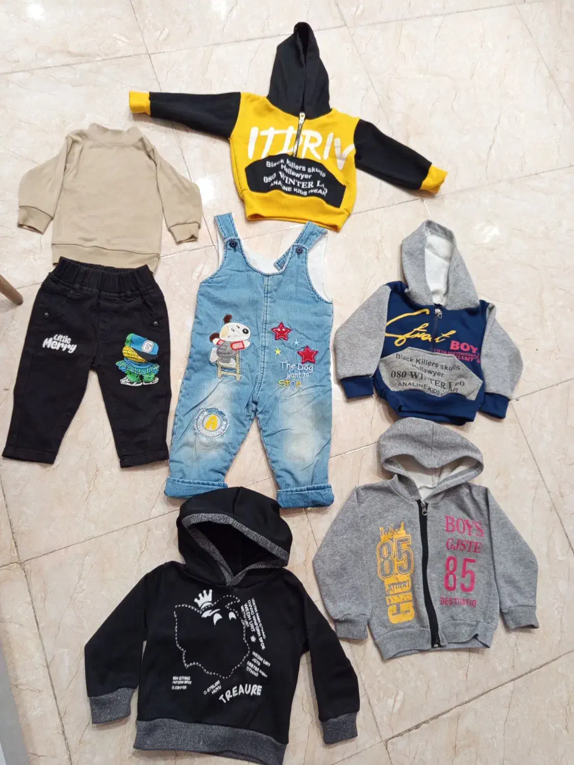 لباس کاپشن هودی سرهمی بچگانه ست رایگان|لباس|سبزوار, ایزی شهر|دیوار