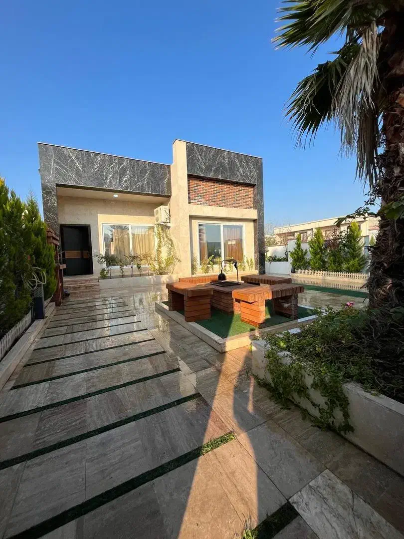 باغچه مدرن 200 متری استخر فصلی|فروش خانه و ویلا|چمستان, |دیوار