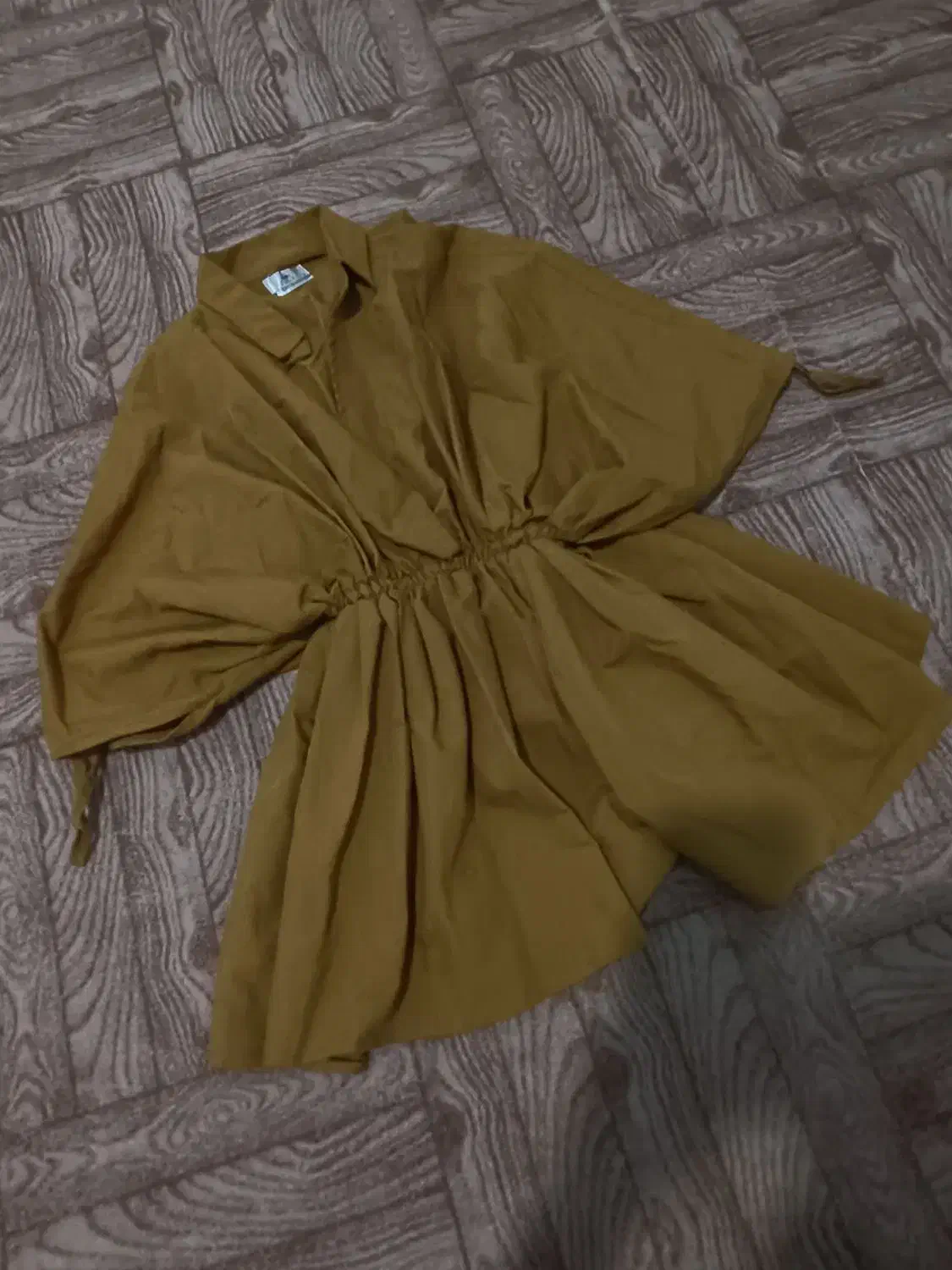 مانتو کمر کش خردل نو پاییزه|لباس|قزوین, |دیوار