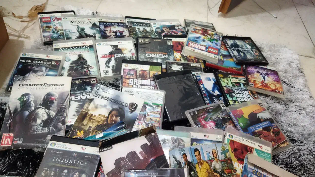 تعداد۵۰ بازی کامپیوتر|کنسول، بازی ویدئویی و آنلاین|کیاشهر, |دیوار