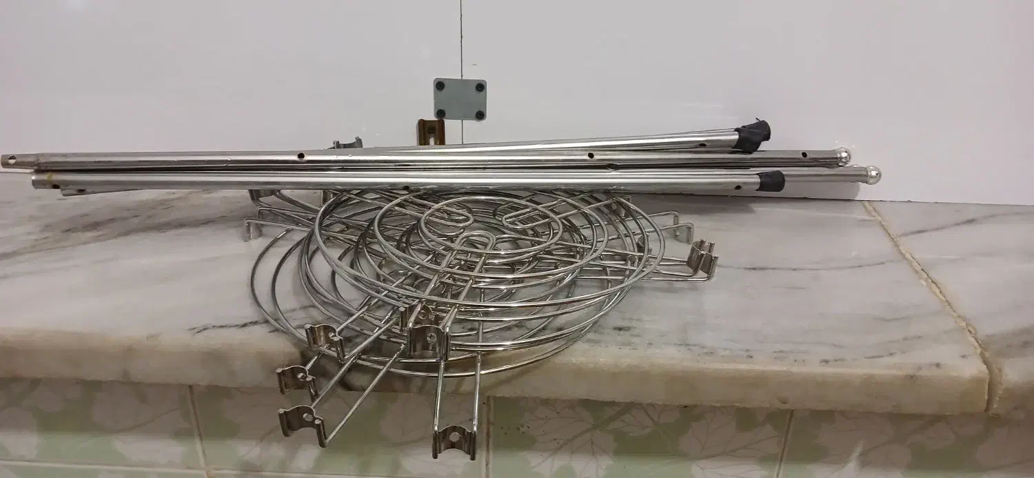 استندقابلمه|آب‌چکان و نظم‌دهنده ظروف|قم, علی آباد سعدگان|دیوار