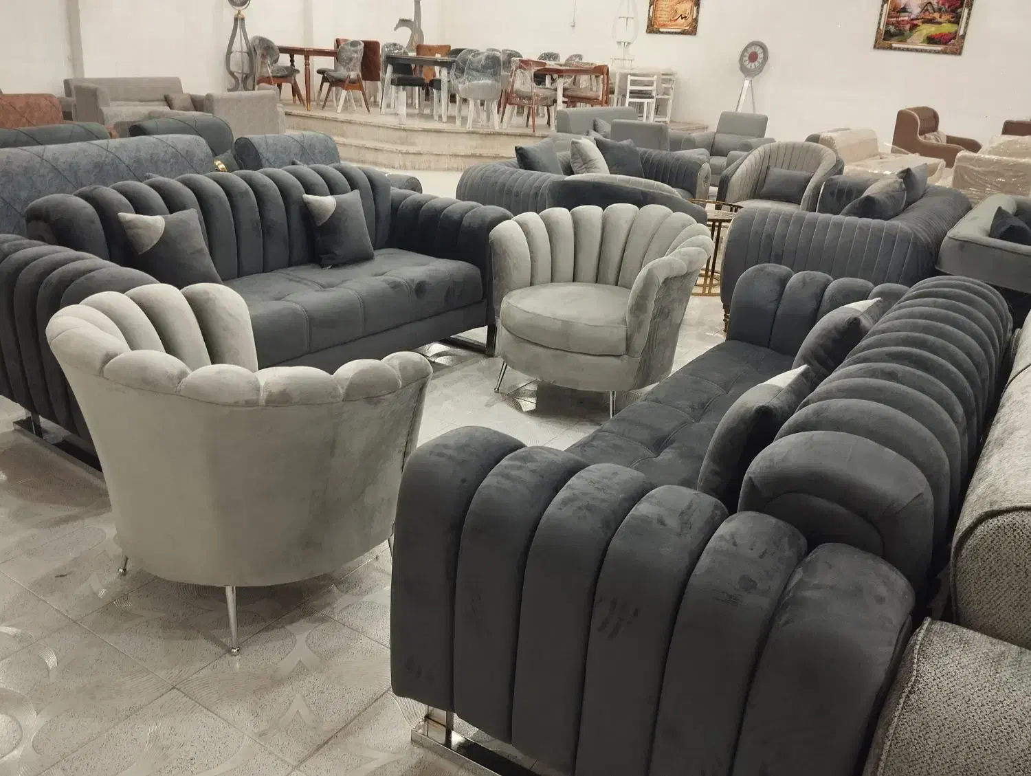 چستر مبل صدفی|مبلمان خانگی و میز عسلی|دزفول, |دیوار