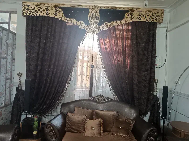 پرده|پرده، رانر، رومیزی|امیدیه, |دیوار