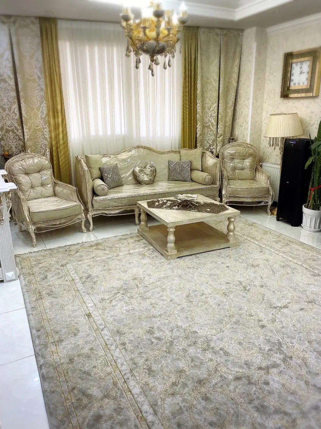 فرش ۱۲ متری ۱۲۰۰ شانه|فرش|تهران, راه آهن|دیوار