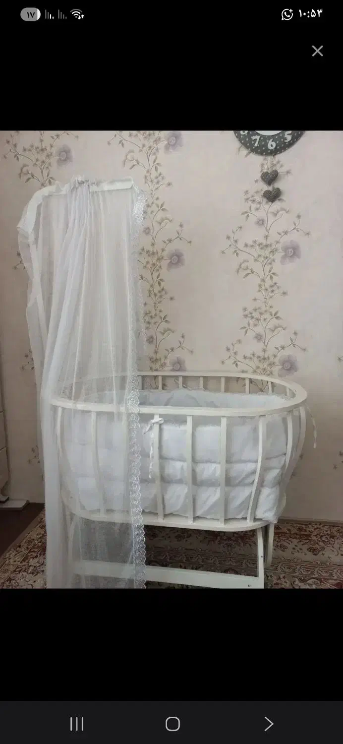 گهواره بچه|تخت و سرویس خواب|فشم, |دیوار