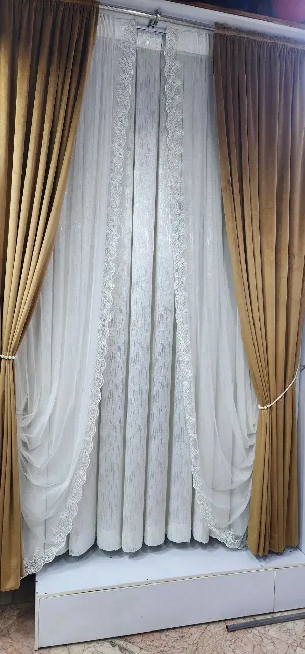 دوخت و نصب پرده مدرن، سفارش مدل متنوع|پرده، رانر، رومیزی|محمدشهر, محمدشهر|دیوار