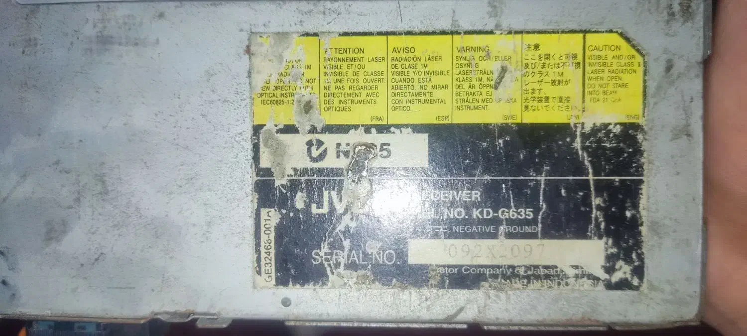 پخش اصلا JVC چهار کاناله|قطعات یدکی و لوازم جانبی|خواف, |دیوار