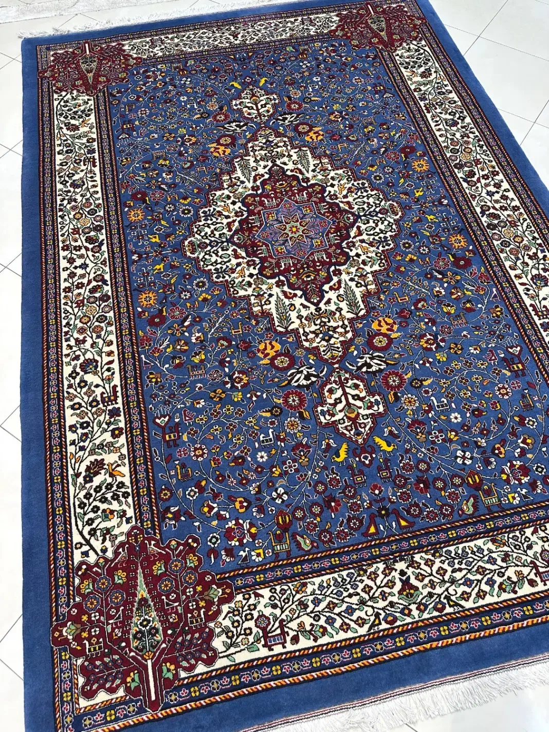 فرش دستبافت قشقایی/اقساط بدون بهره/پرو در منزل|فرش|مشهد, فلسطین|دیوار