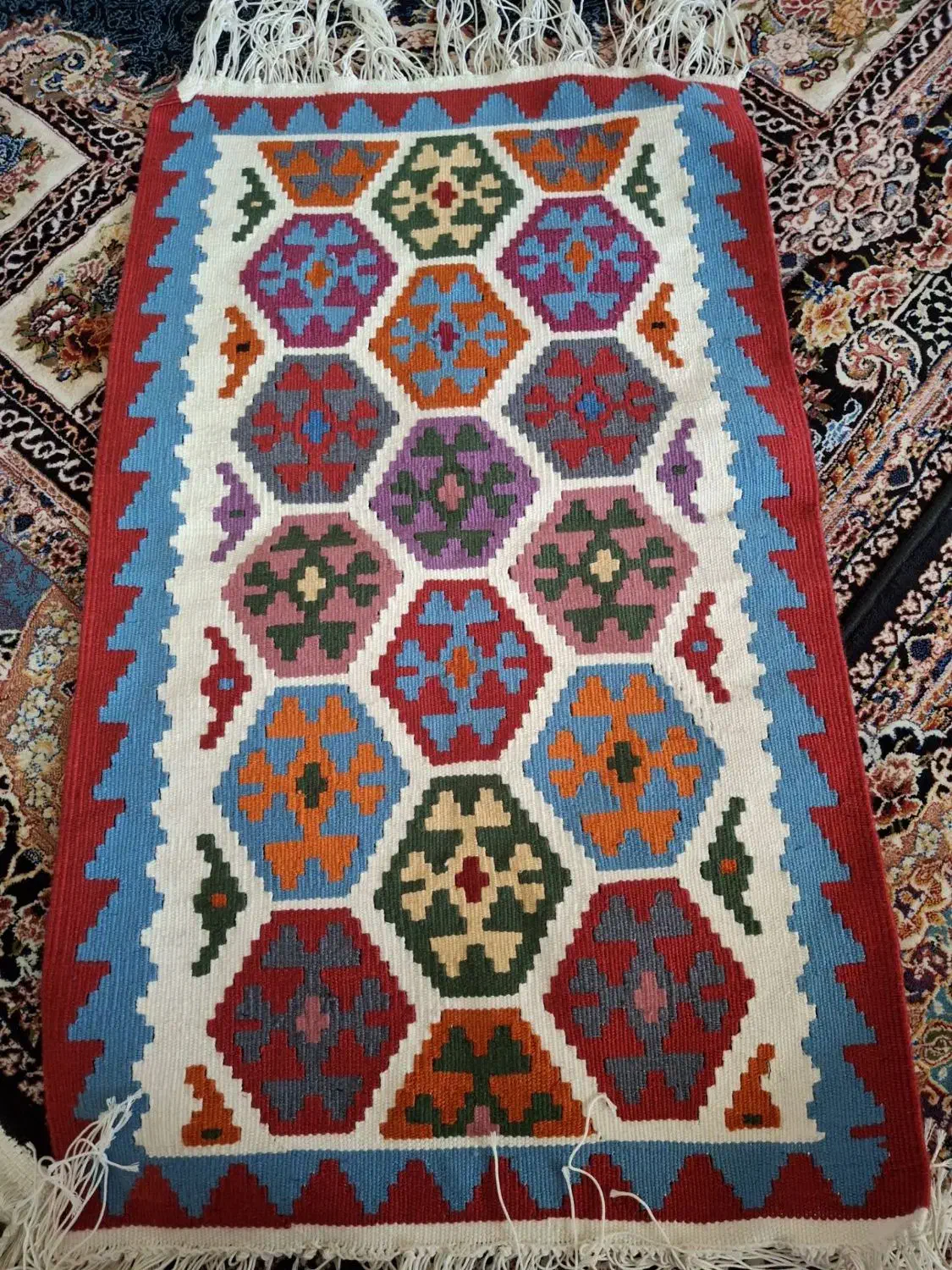 کلیم دست بافت در اندازه های مختلف|گلیم، جاجیم، گبه|اردبیل, |دیوار