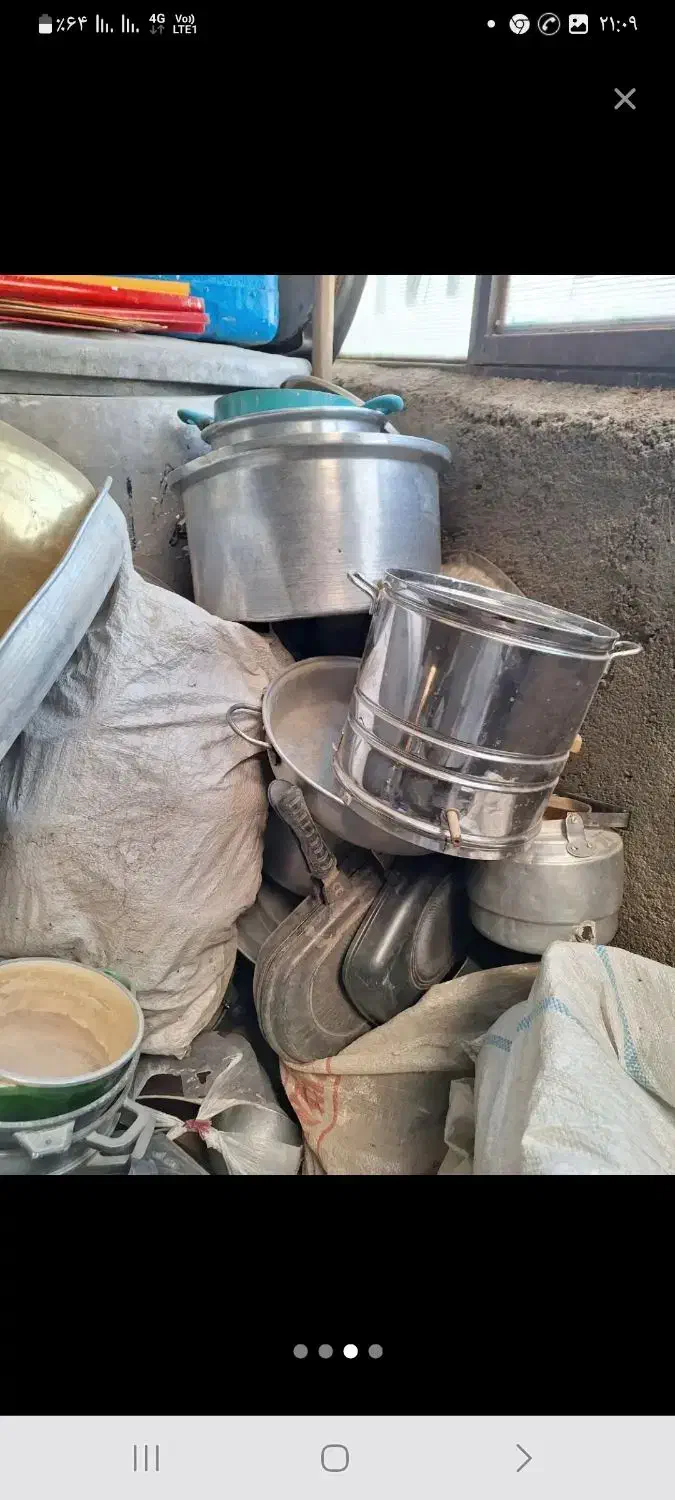 نیکل مس برنج سماور قابلمه شیرآلات چراغ|کلکسیون اشیاء عتیقه|بیرجند, |دیوار