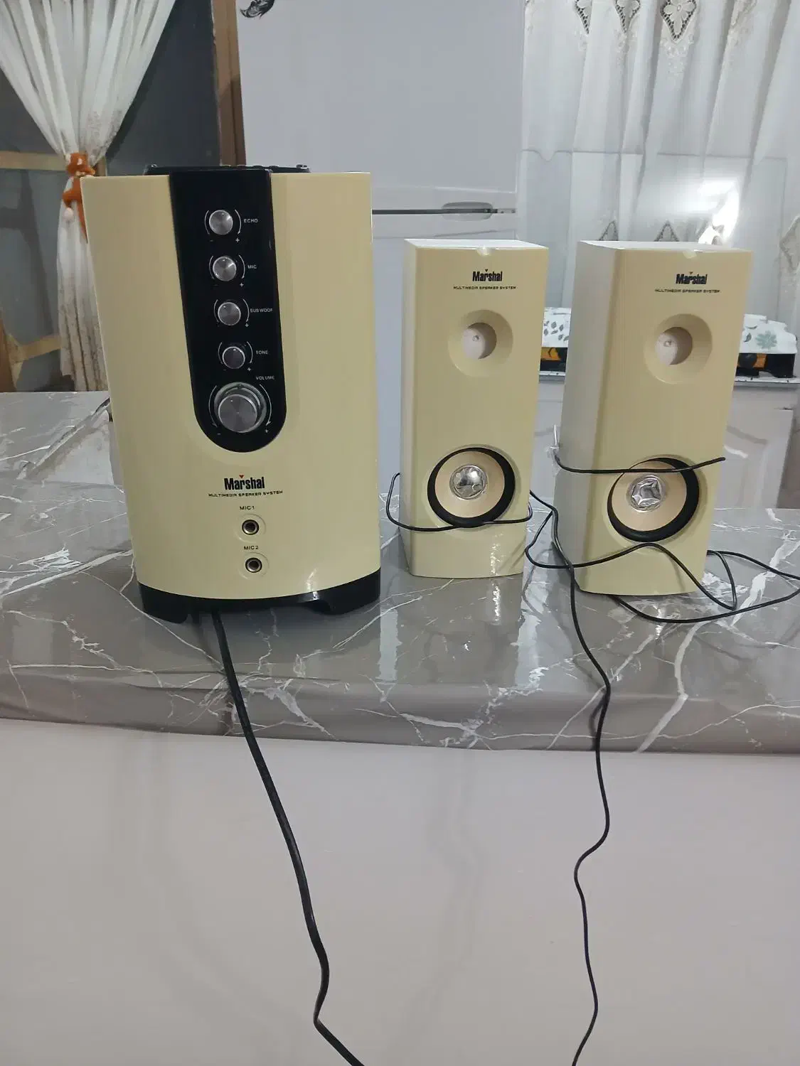 دو عدد اسپیکر|سیستم صوتی خانگی|بروجرد, |دیوار