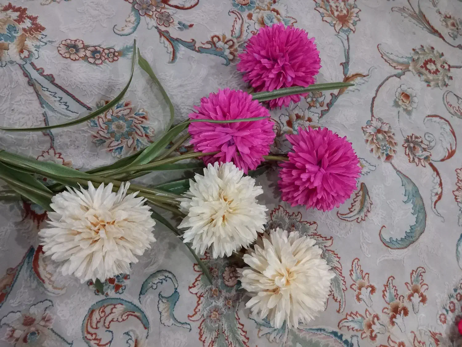 ۷شاخه گل بلند ارکیده و داوودی|گل مصنوعی|تهران, فلاح|دیوار