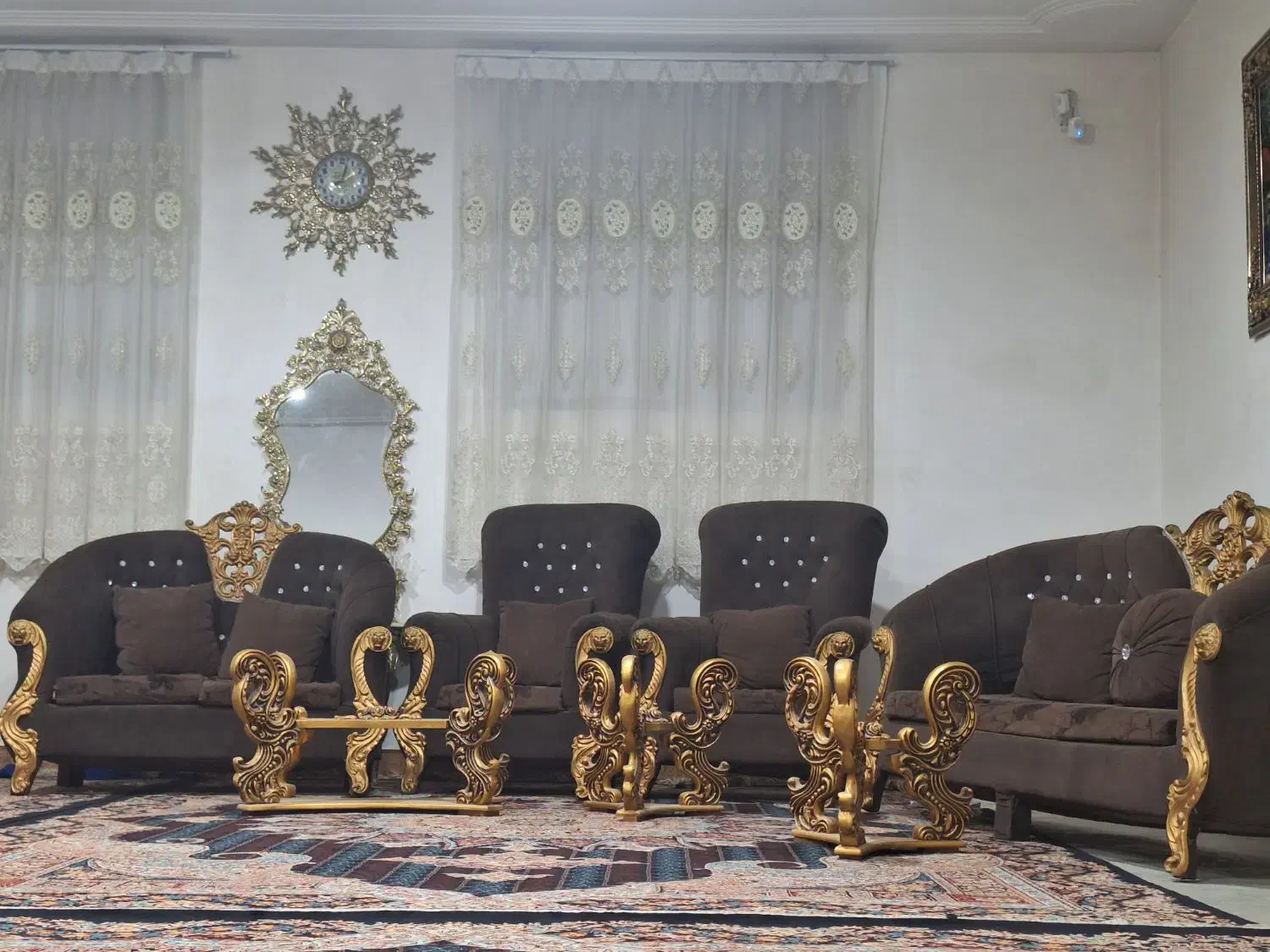 مبل ۷نفره|مبلمان خانگی و میز عسلی|خرم‌آباد, |دیوار