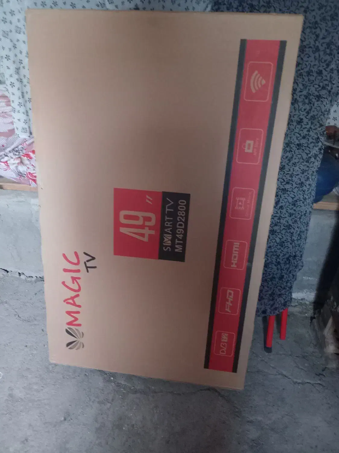 یک دستگاه ال ای دی ۴۹اینج اسمارک مجیک|تلویزیون و پروژکتور|مرند, |دیوار