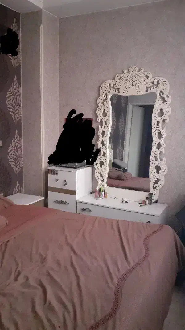 سرویس خواب دو نفره|تخت و سرویس خواب|اندیشه, اندیشه فاز ۲|دیوار