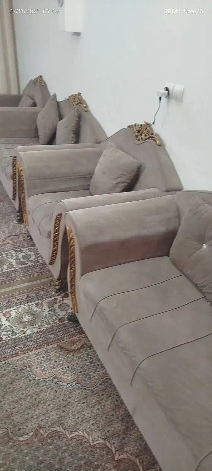 مبل راحتی ۷نفره|مبلمان خانگی و میز عسلی|مشهد, شهید شهریاری|دیوار