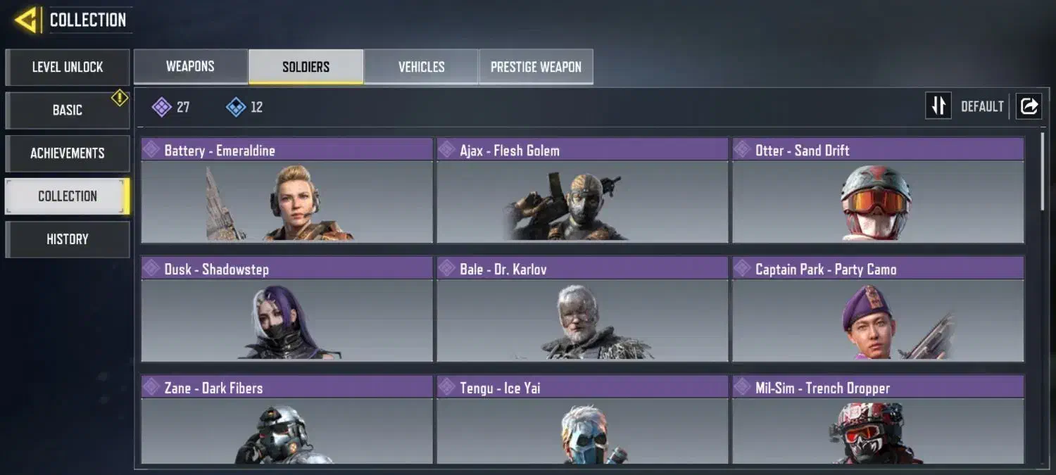 اکانت  کالاف لول ۲۲۱|کنسول، بازی ویدئویی و آنلاین|قم, ولیعصر|دیوار