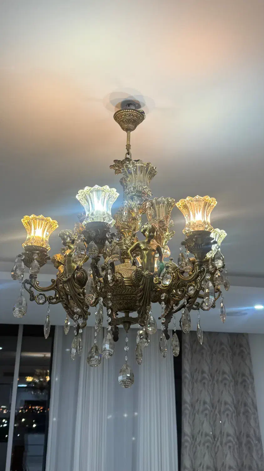 لوستر|لوستر و چراغ آویز|تهران, گلستان (شهرک راه آهن)|دیوار