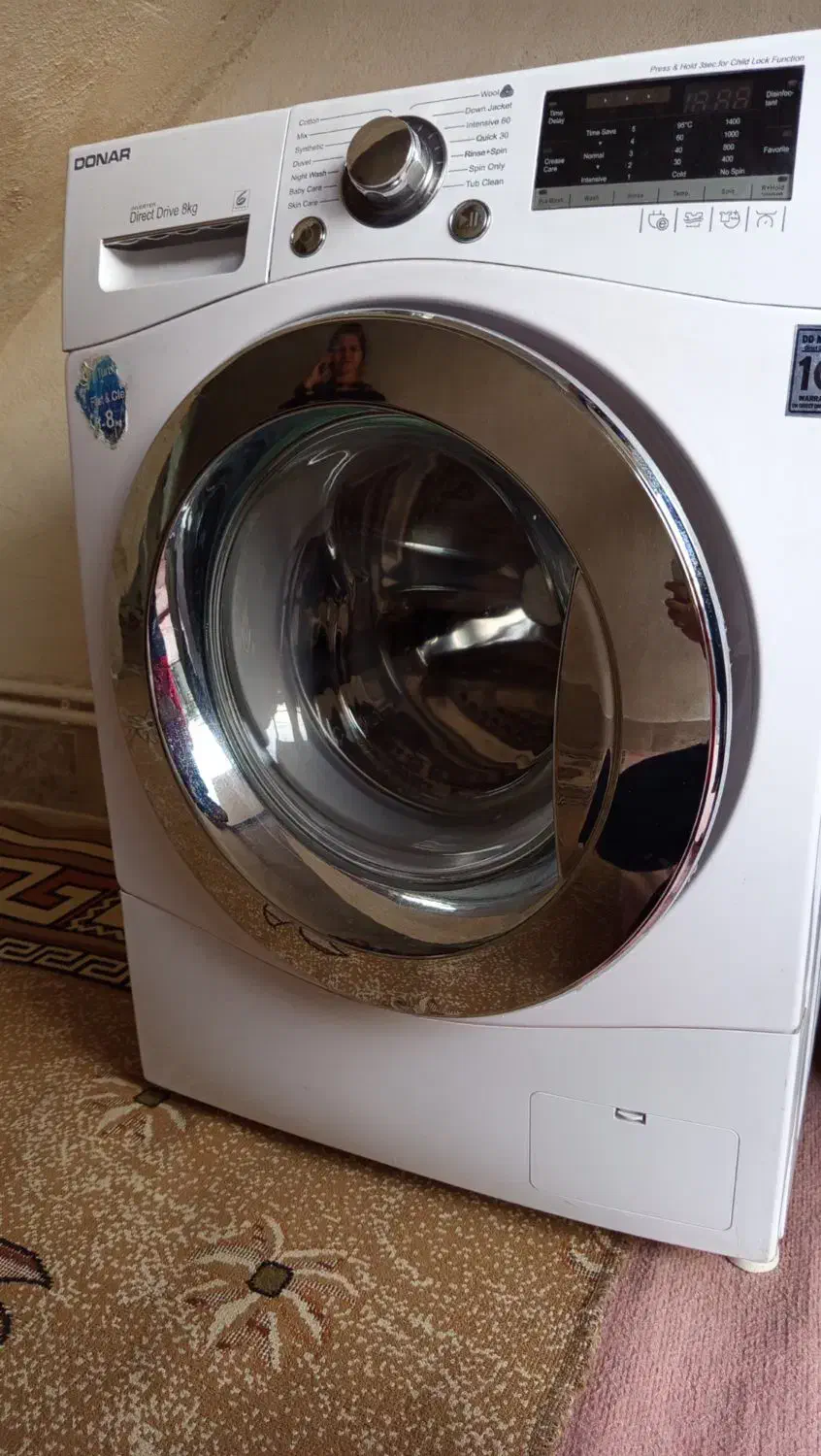 لباس شویی  هشت کیلویی دونار|ماشین لباسشویی و خشک‌کن لباس|رباط‌کریم, رباط‌کریم|دیوار