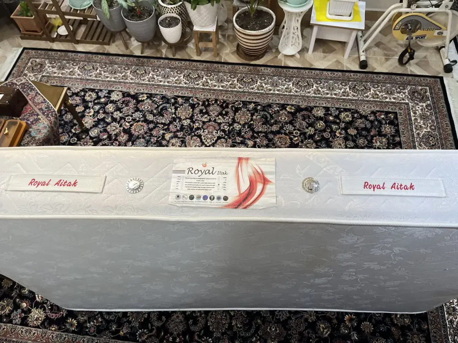 تشک طبی رویال ۱۲۰در ۲متر در حد نو|تشک تختخواب|رشت, سیا اسطلخ|دیوار