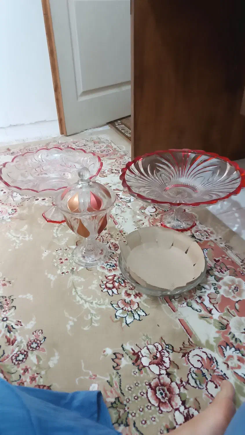 میوه و شیرینی و شکلات خوری و پیرکس فرانسوی|ظروف سرو و پذیرایی|بندرعباس, |دیوار