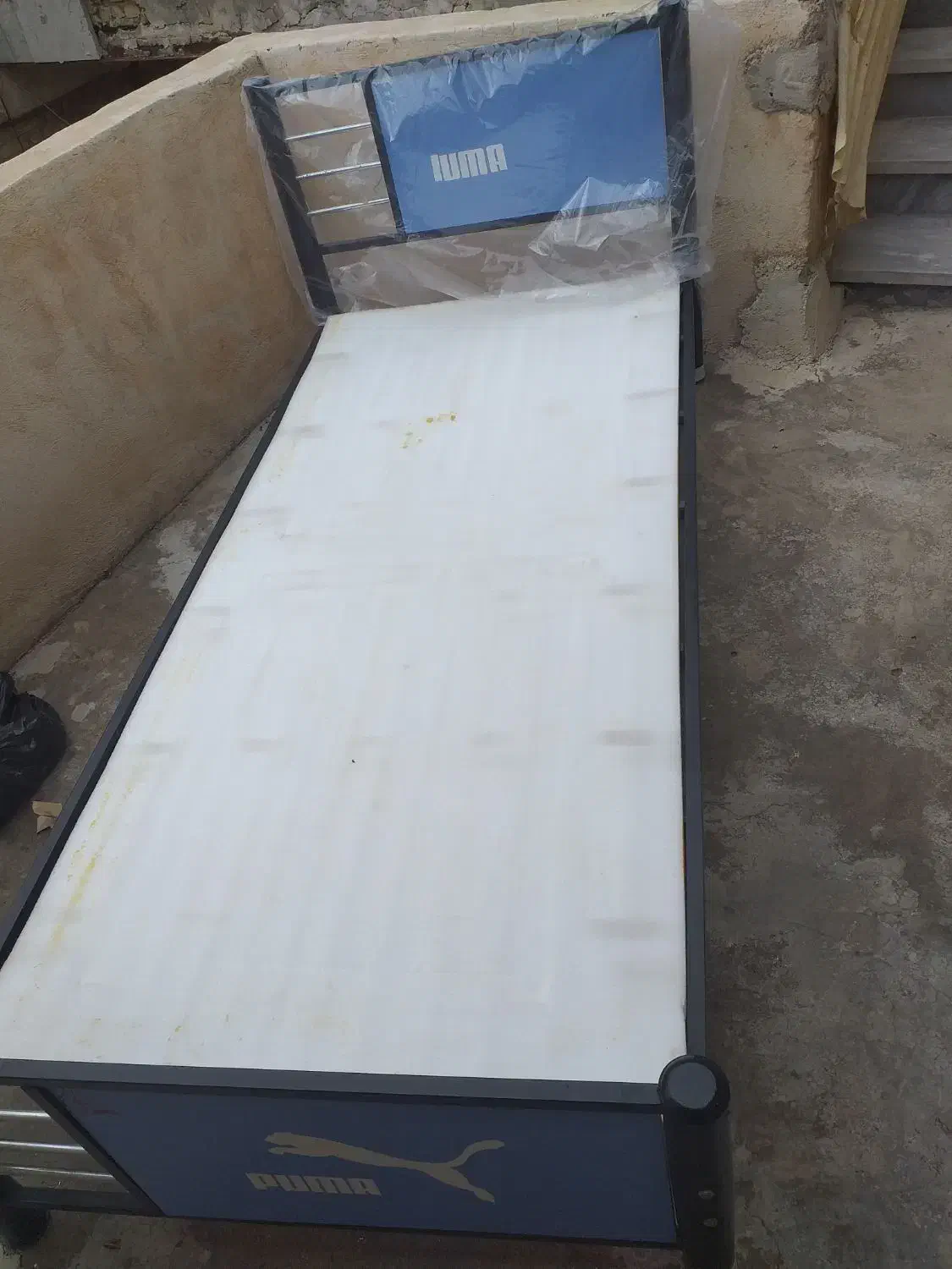 تخت فلزی یک نفره|تشک تختخواب|بندر ماهشهر, |دیوار