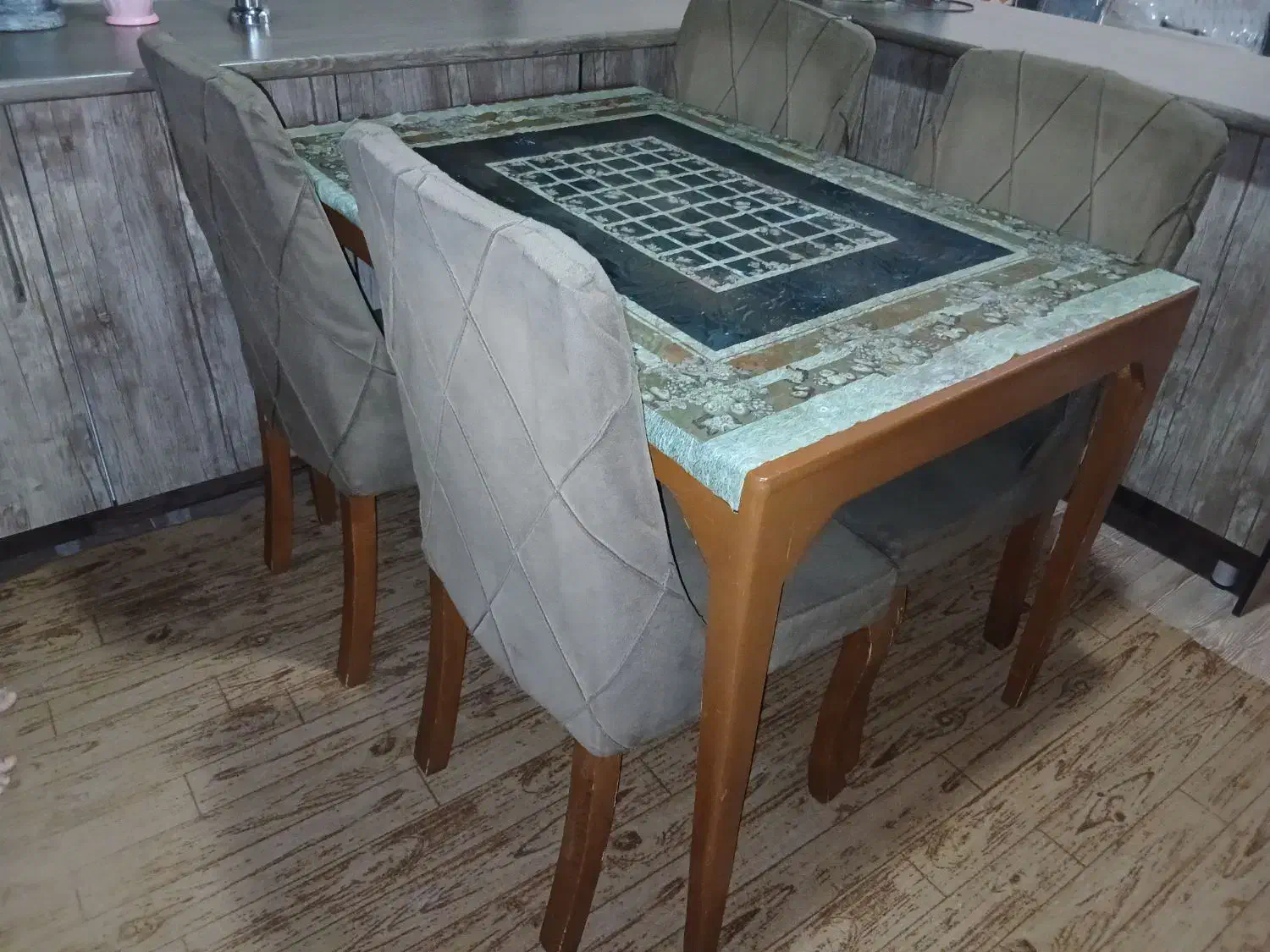 میز غذاخوری ۴ نفره زیر قیمت|میز و صندلی غذاخوری|ابهر, |دیوار