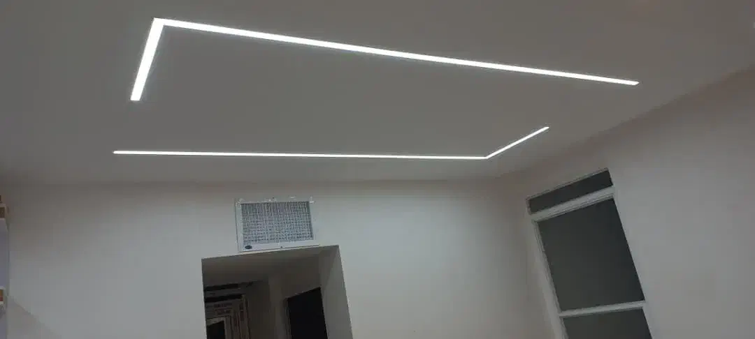 طراحی و اجرا لاین نوری هالوژن لوستر نورمخفی تابلو|لامپ و چراغ|شیراز, شهرک فرهنگیان|دیوار