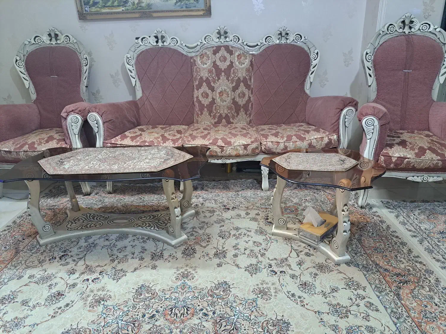 مبل ۹ نفره|میز و صندلی غذاخوری|اصفهان, برازنده|دیوار