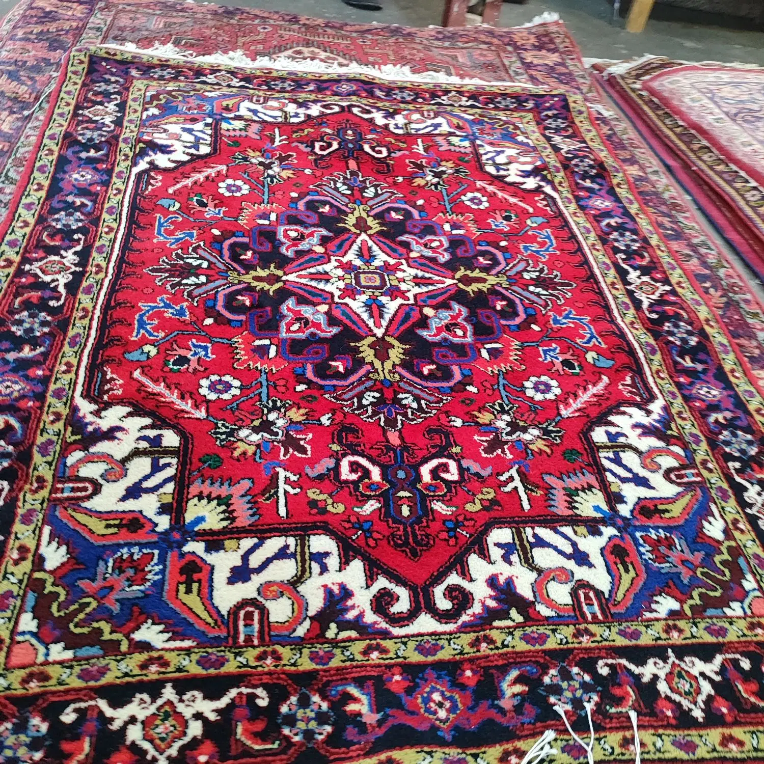 قالیچه هریس دستباف نو 1/55عرض طول 2/100|فرش|تبریز, |دیوار