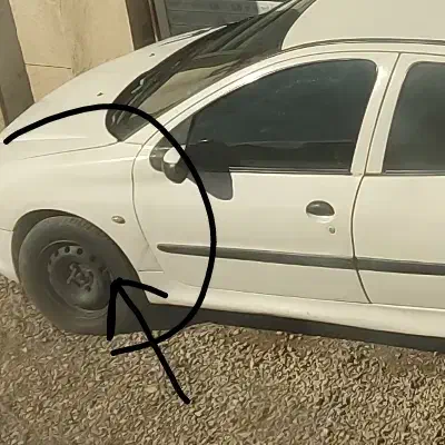 گلگیر کارکرده ۲۰۶|قطعات یدکی و لوازم جانبی|مینودشت, |دیوار