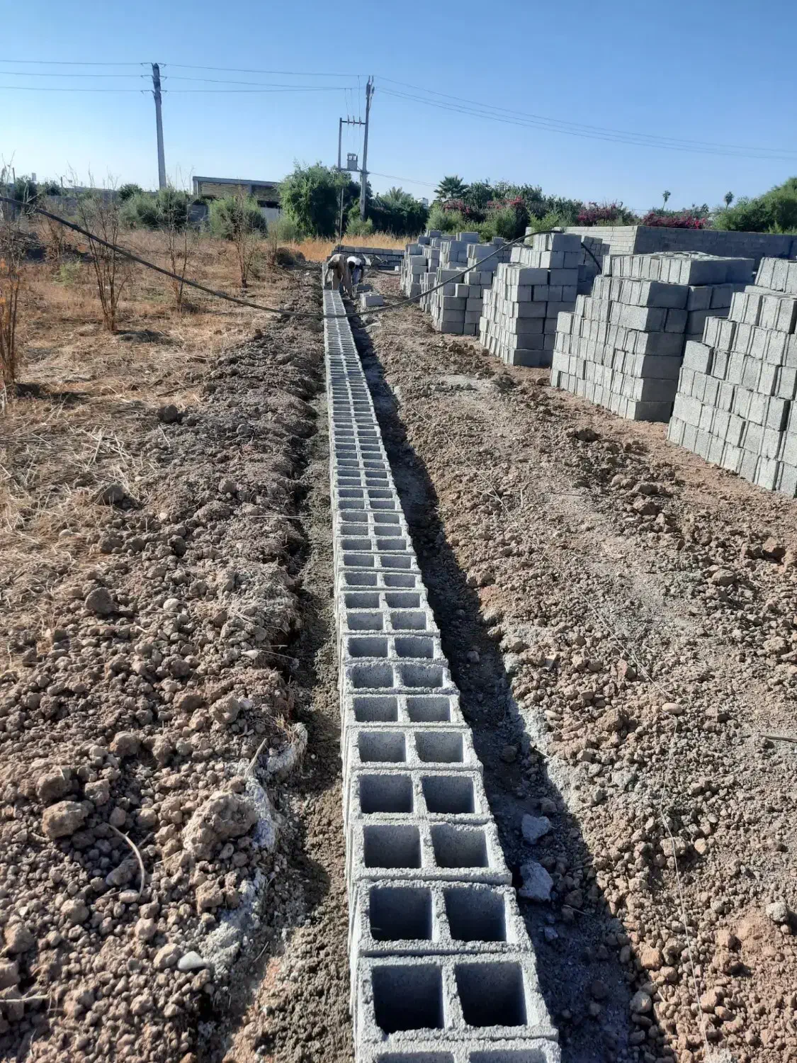 بلوک چینی دیوار و بنا|خدمات پیشه و مهارت|دزفول, |دیوار