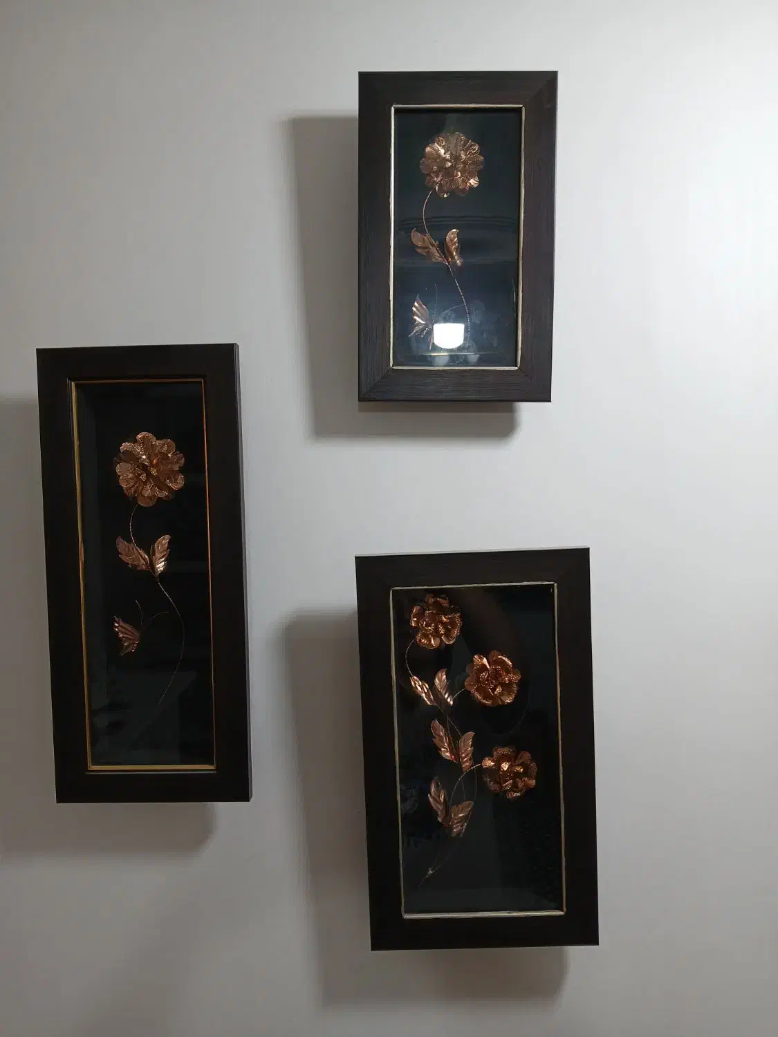 قاب عکس زیبا مسی|تابلو، نقاشی، عکس|کوهدشت, |دیوار