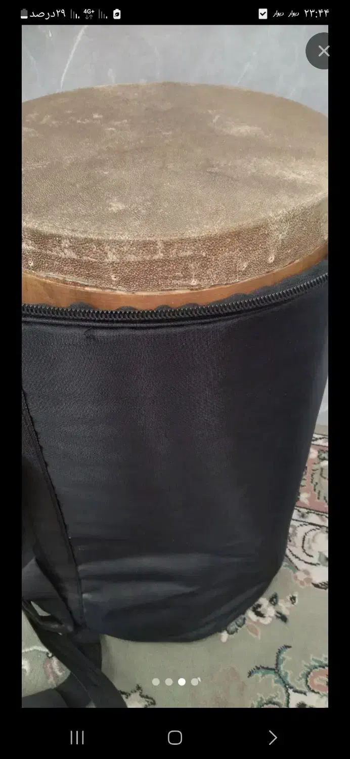 تنبک حلمی|سازهای سنتی|اصفهان, برزان|دیوار