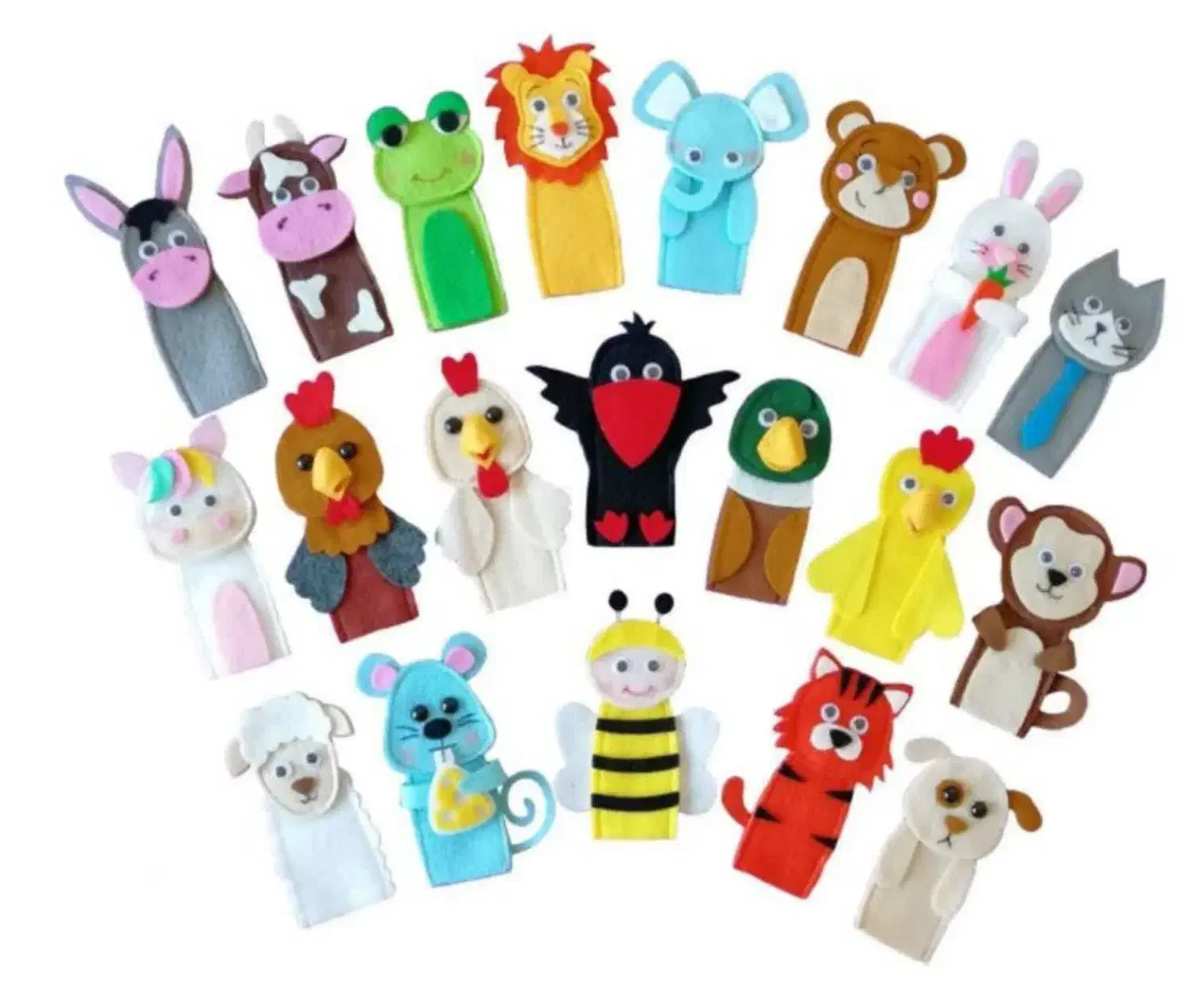 عروسک انگشتی نمدی|اسباببازی بچه|قم, امامزاده ابراهیم|دیوار