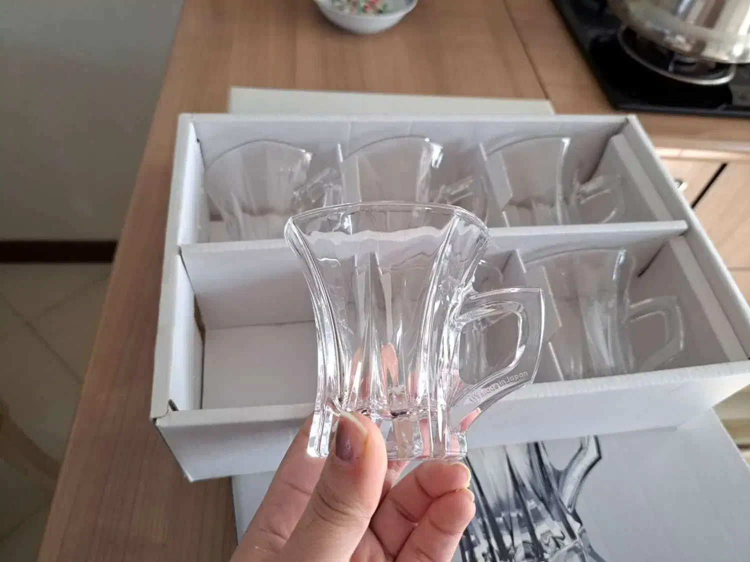 فنجان کریستال ژاپن|ظروف سرو و پذیرایی|تهران, شهرک ولیعصر شمالی|دیوار