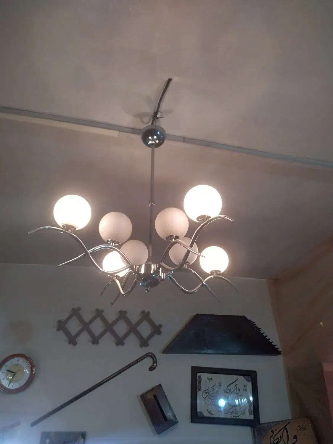 لوستر|لوستر و چراغ آویز|تبریز, |دیوار